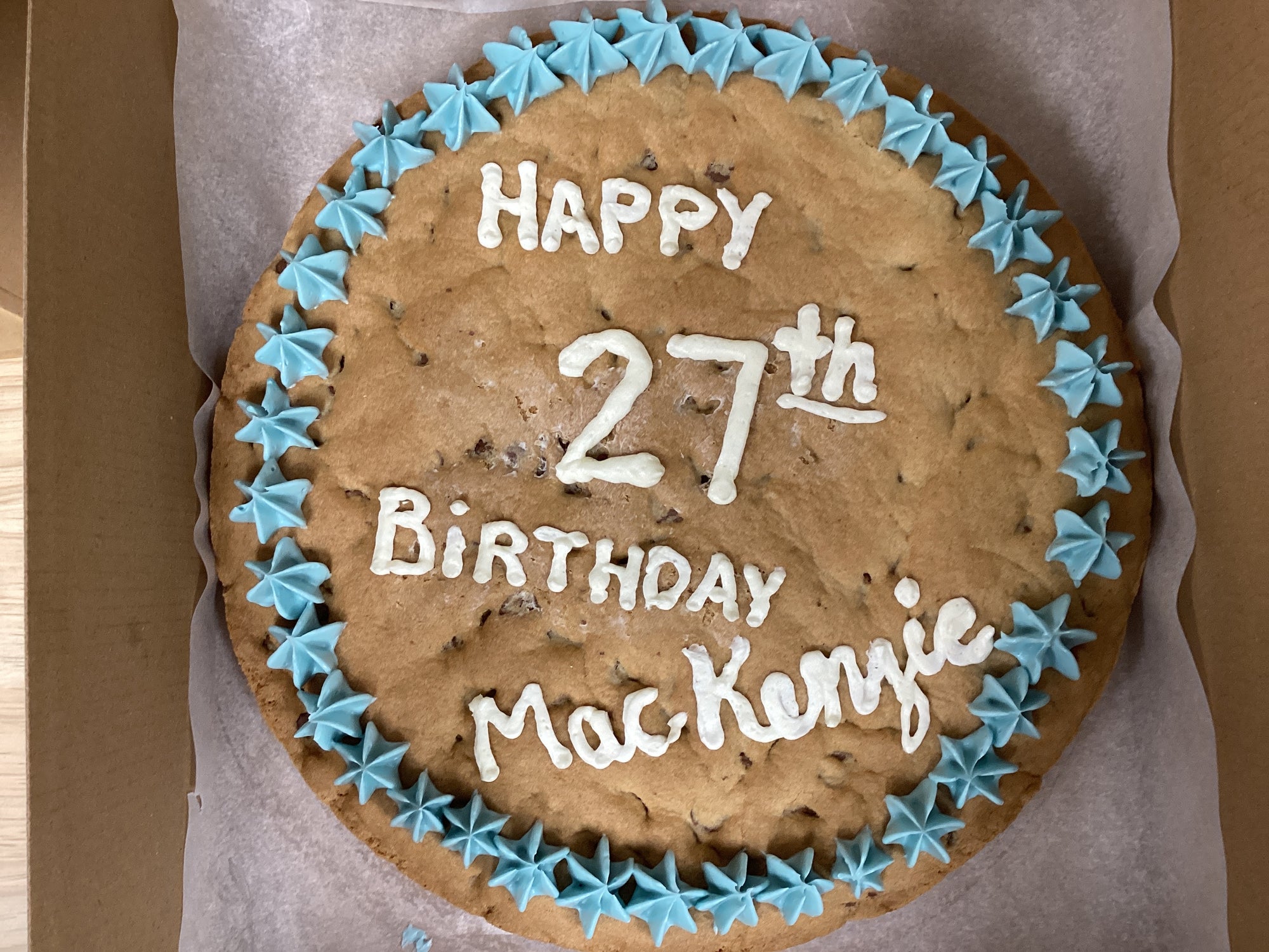 Chocolate Chip Cookie Cake