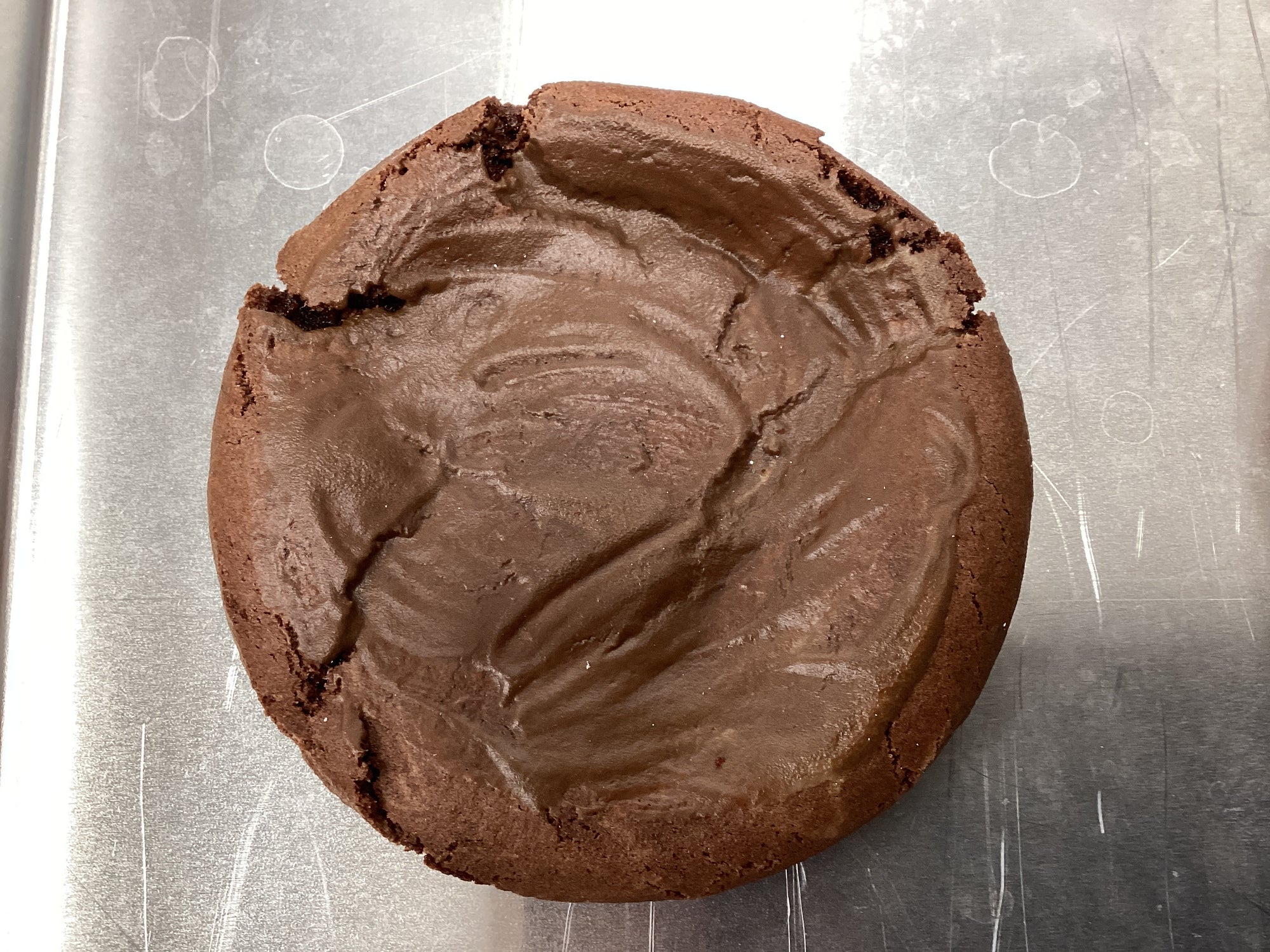 Chocolate mint cookie