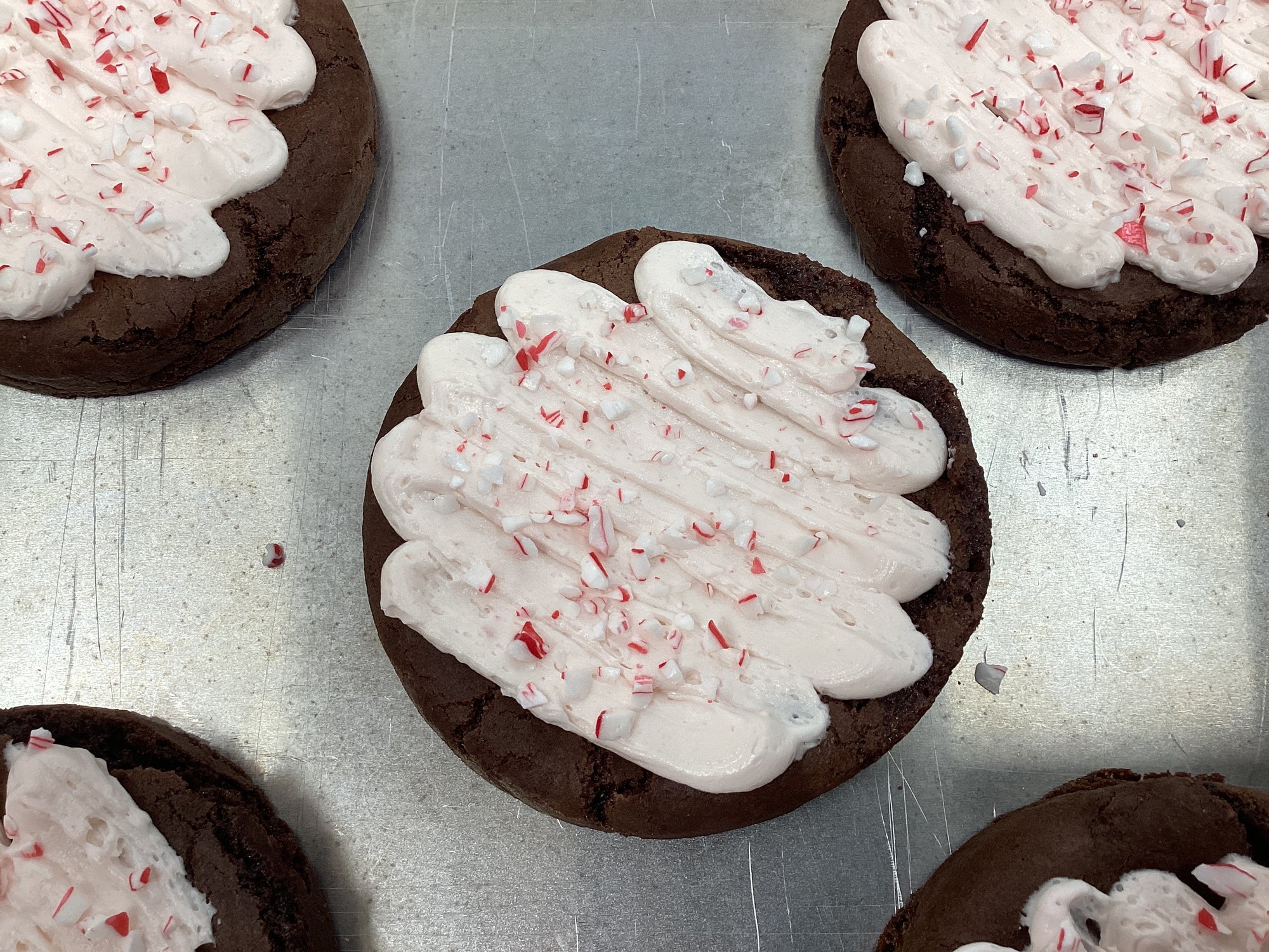 Chocolate peppermint cookie